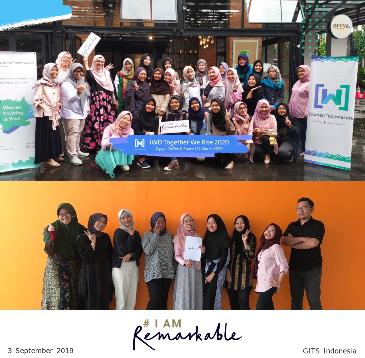 Successfully holding two I am Remarkable Workshop