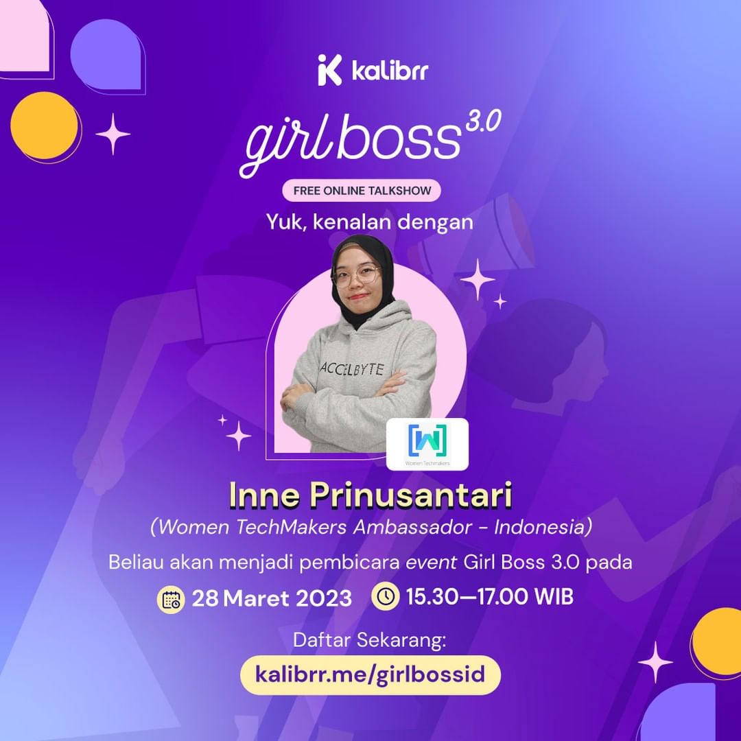 Poster Kalibrr Girl Boss 3.0